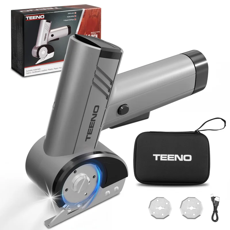 TEENO Electric Scissors, Gray, product photo