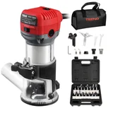 TEENO 1.25 HP Palm Router, Red Brown